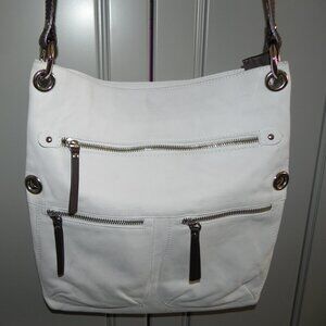 Maurizio Taiuti Genuine Leather Versatile Fold over Crossbody Italian Bag.Rare.